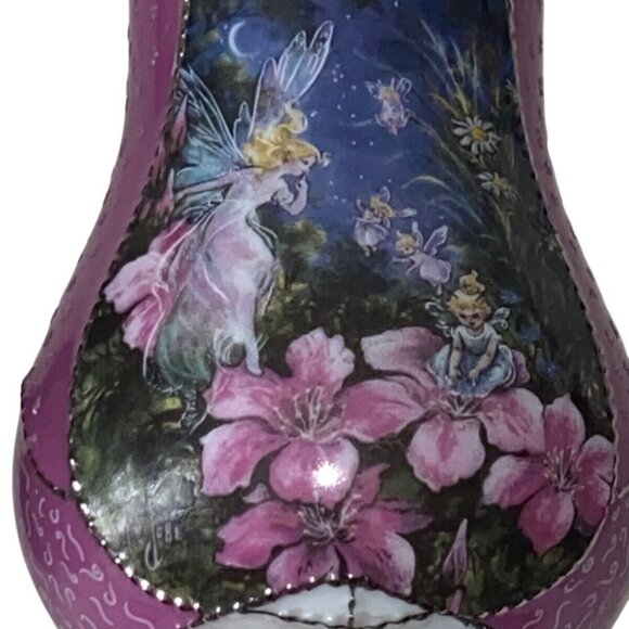 3 Porcelain Mimi Jobes Fairyland Heirloom Christmas Ornament Set Handcrafted Col - Picture 2 of 16